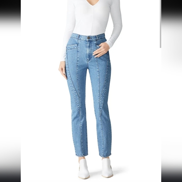 3x1‎ JASON WU | Revolve | High Rise Panel Jeans, size 28 - Picture 3 of 11
